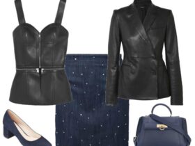 Classy Blue Celebrity Style. SHOP NOW!!! #BevHillsMag #beverlyhillsmagazine #fashion #style #shopping