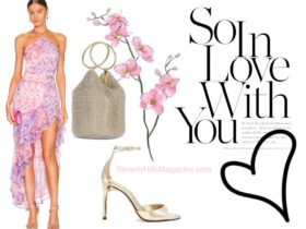 Shop 3-Piece Classy Pink and Purple Summer Dress Style #BevHillsMag, #BeverlyHills, #BeverlyHillsMagazine, #SummerStyle, #FloralDress, #LuxuryFashion, #FashionInspiration, #StyleGoals, #ElegantFashion, #WomensFashion