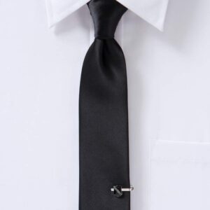 Black Silk Tie For Men. BUY NOW!!! ♥ #BevHillsMag #beverlyhillsmagazine #fashion #style #shopping