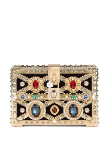 Dolce and Gabbana Box Jewelled Clutch