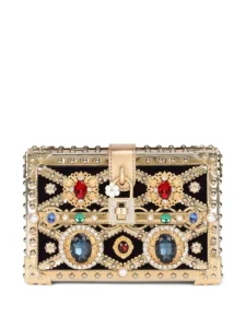 Dolce and Gabbana Box Jewelled Clutch