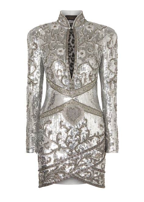 Dundas Silver Dress. BUY NOW!!! #fashion #style #shop #shopping #clothing #beverlyhills #shoes #designer #manoloblahnik #highheels #dundas #dress #stalvey #dresses #beverlyhillsmagazine #bevhillsmag #dresses
