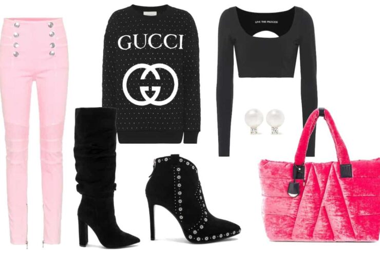 Duo-Tone GUCCI Style In Pink And Black. SHOP NOW!!! #shop #fashion #style #shop #shopping #clothing #beverlyhills #dress #shoes #boots #beverlyhillsmagazine #bevhillsmag #handbags #purses #bags #jewelry #jewellery #rings #diamonds #diamond #ring #highheels #shoes #shopstyle #handbags #handbag #purses