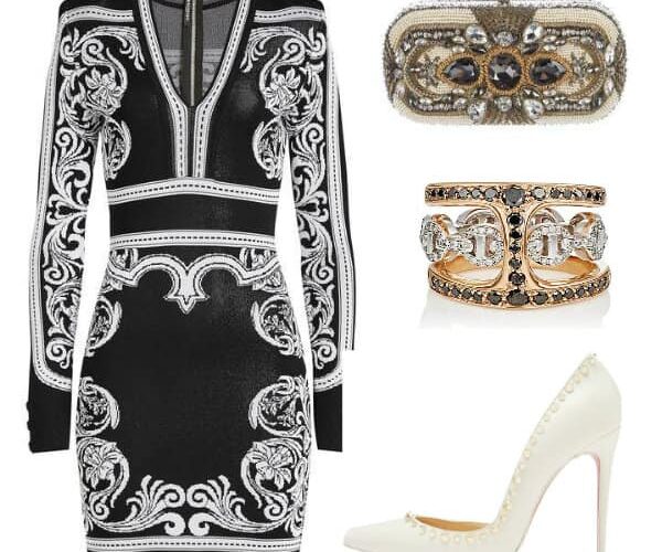 #Balmain #Dress Style. SHOP NOW!!! #BevHillsMag #beverlyhillsmagazine #fashion #shop #style #shopping