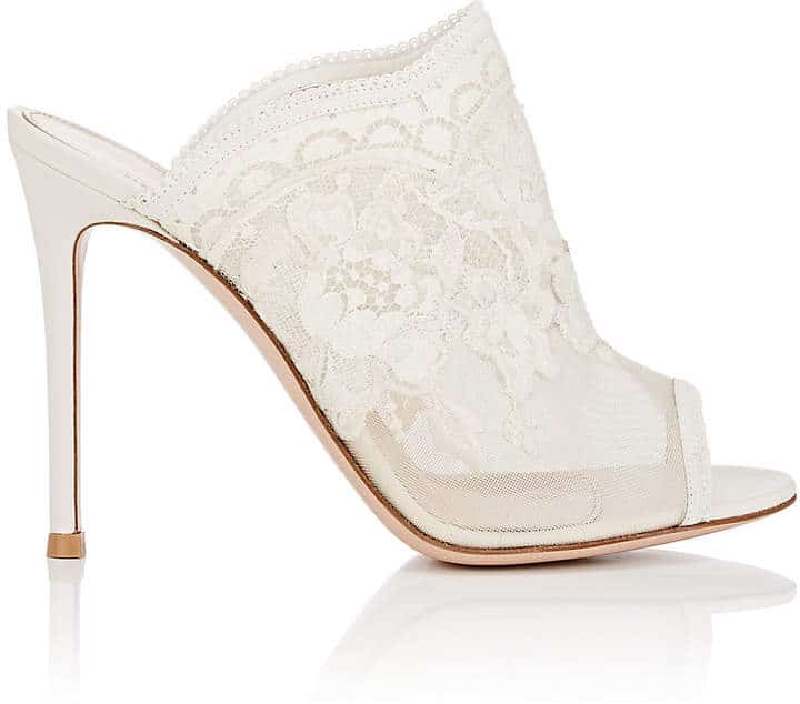 Gianvito Rossi Lace Mules. BUY NOW!!!
