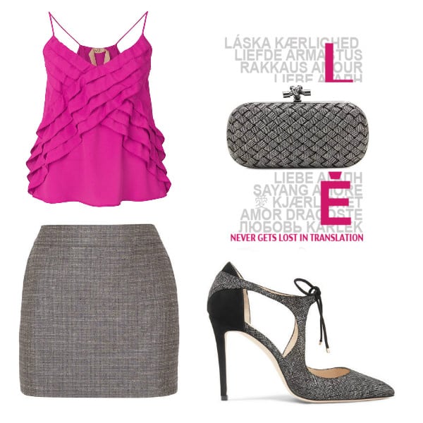 Pink & Gray Style. SHOP NOW!!! #BevHillsMag #beverlyhillsmagazine #fashion #style #shop #shopping