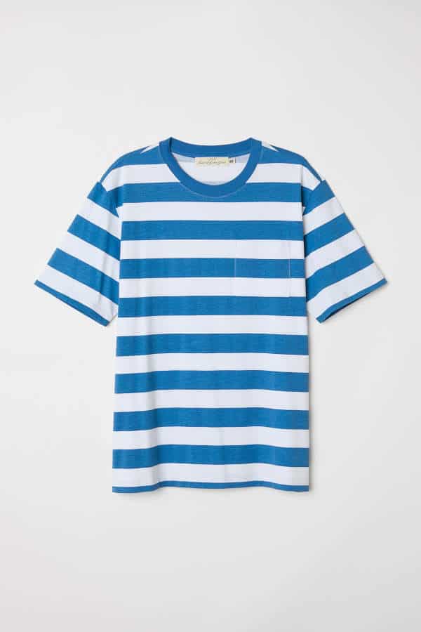 Striped T-Shirt for Men. BUY NOW!!! #BevHillsMag #beverlyhillsmagazine #fashion #shop #style #shopping