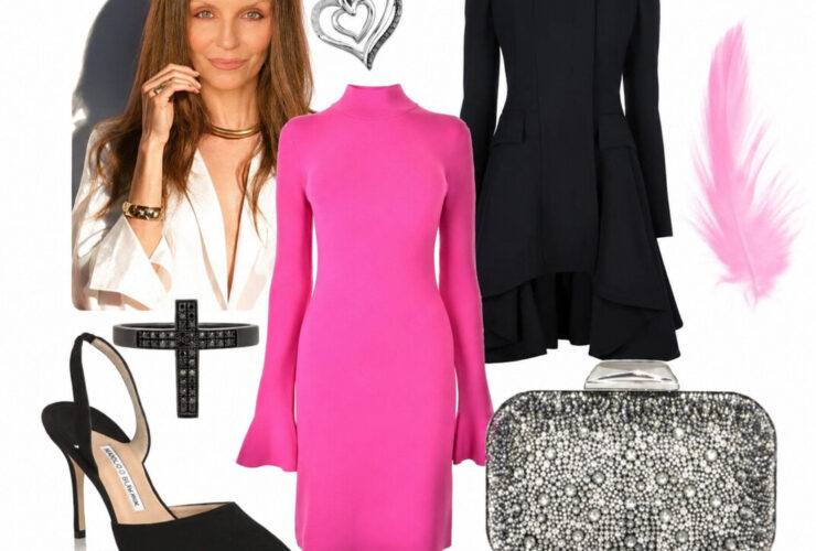 Shop 5-Item Hot Pink Style #BevHillsMag, #BeverlyHills, #BeverlyHillsMagazine, #SummerStyle, #FloralDress, #LuxuryFashion, #FashionInspiration, #StyleGoals, #ElegantFashion, #WomensFashion