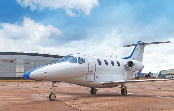 2007 Hawker Beechcraft Private Jet on Tarmac