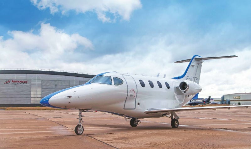 2007 Hawker Beechcraft Private Jet on Tarmac