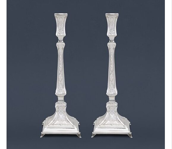 Decorate Your Home With Sterling Silver Candlesticks #sabbath #shabbat #silver #candlesticks #bevhillsmag #beverlyhills #beverlyhillsmagazine