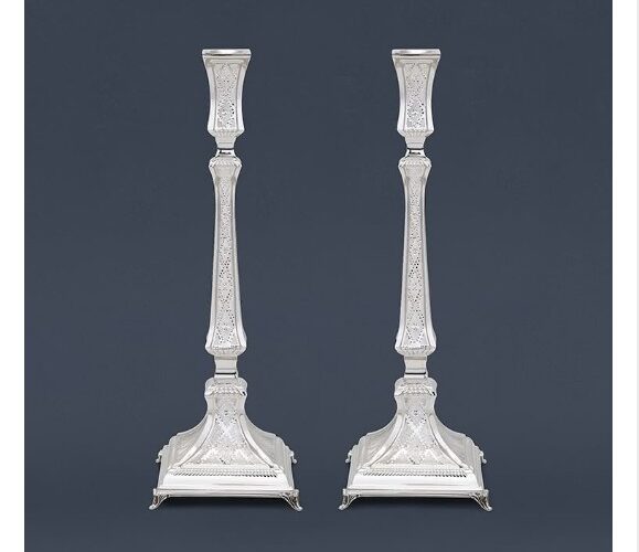 Decorate Your Home With Sterling Silver Candlesticks #sabbath #shabbat #silver #candlesticks #bevhillsmag #beverlyhills #beverlyhillsmagazine