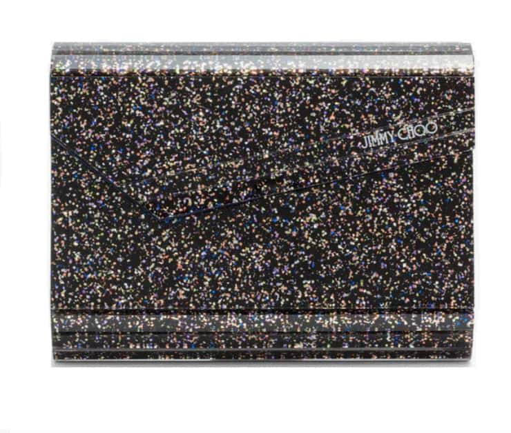 Jimmy Choo Glitter Clutch. BUY NOW!!! #beverlyhillsmagazine #bevhillsmag #shop #style #shopping #fashion