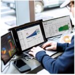 Using a Triple Monitor Laptop Setup for #Podcasting #business #beverlyhills #laptop