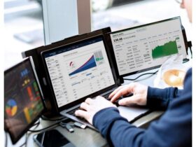 Using a Triple Monitor Laptop Setup for #Podcasting #business #beverlyhills #laptop