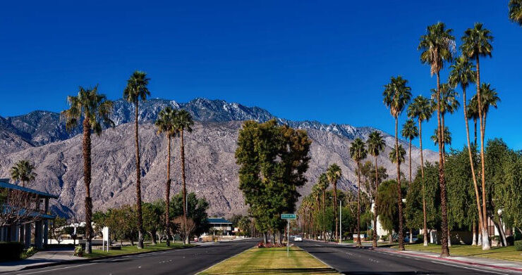 Beautiful Palm Springs Mountain Range