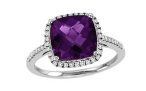 Amethyst White Gold Ring. BUY NOW!!! #beverlyhills #beverlyhillsmagazine #bevhillsmag #shop #shopping #jewelry #royal #royalty #royalwedding
