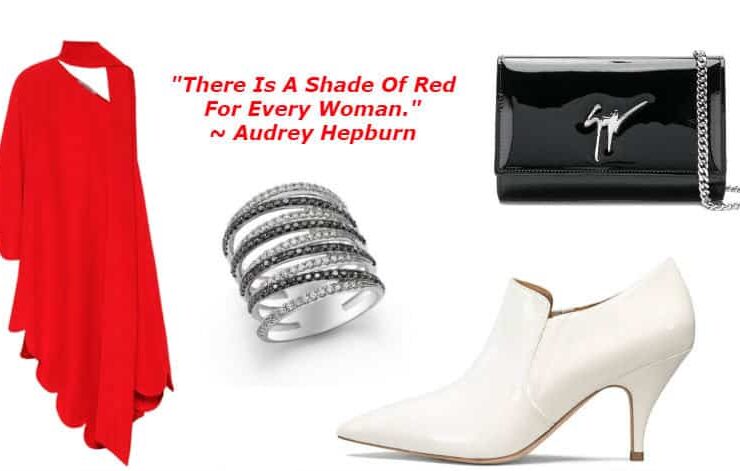 Radiant Red Style. BUY NOW!!! #shop #fashion #style #shop #shopping #clothing #beverlyhills #dress #shoes #boots #beverlyhillsmagazine #bevhillsmag #handbags #purses #bags #jewelry #jewellery #rings #diamonds #diamond #ring