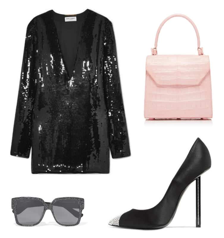 Saint Laurent Dress Style. SHOP NOW!!! #BevHillsMag #beverlyhills #shopping #fashion #shop #style