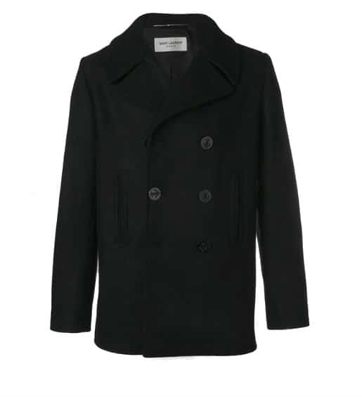 Saint Laurent Peacoat. BUY NOW!!! #beverlyhillsmagazine #beverlyhills #fashion #style #shop #shopping #shoes #styleformen