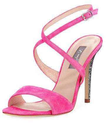 Pink Suede Heels by SJP. BUY NOW!!! #BevHillsMag #beverlyhillsmagazine #fashion #style #shopping 