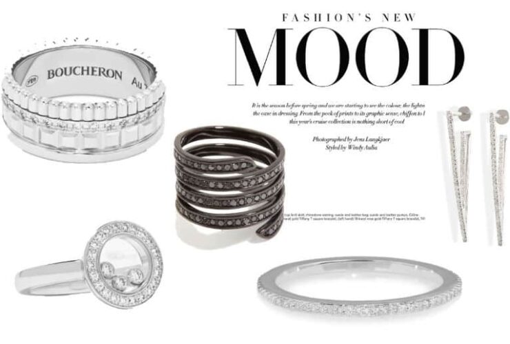 Stylish Diamond Jewelry Set #beverlyhills #shop #jewelry #jewelery #rings #earrings #bevhillsmag #bevelryhillsmagazine