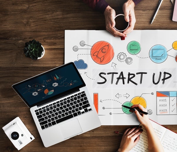 Startup Entrepreneurs Having A Business Meeting