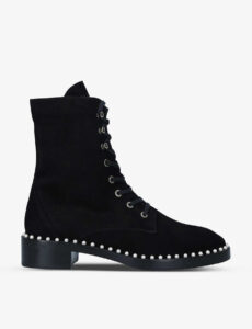 Stuart Weitzman Black Suede Boots