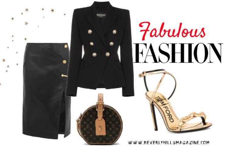 Stylish Black Versace Skirt Fashion #fashion #style #versace #blackskirt #skirt #highheels #tomford #shopstyle #shop #shopping #clothes #bevhillsmag #beverlyhills #beverlyhillsmagazine