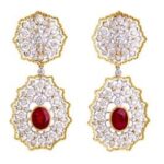 Buccellati 18k Ruby Diamond dangle