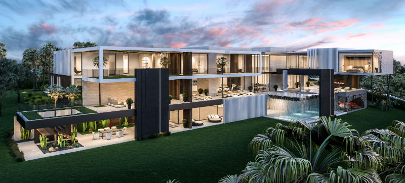 12+ Luxury Dream House Modern Mansion PNG