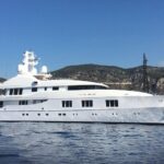 Magnificent Yacht: The Baraka 190’ Motor #yachts #luxury #yacht #yachtlife #yachting #beverlyhills #beverlyhillsmagazine #baraka190'