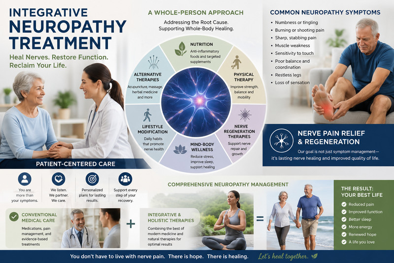The Benefits of Integrative Neuropathy Treatment #NeuropathyTreatment, #NeuropathyRelief, #HolisticHealth, #NerveHealth, #IntegrativeMedicine, #ChronicPainRelief, #WellnessJourney, #HealthyLifestyle, #AlternativeMedicine, #PainManagement