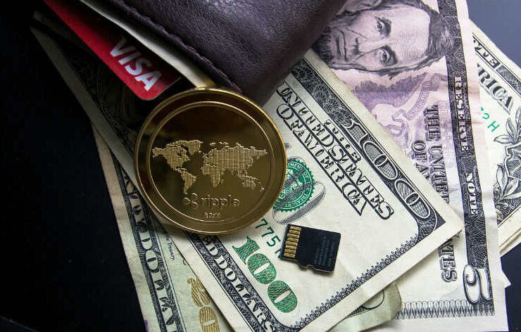 Is Cryptocurrency Really the Way to Build Wealth? Wallet with money and gold bitcoin. #money #bitcoin #cryptocurrency #wealth #beverlyhills #beverlyhillsmagazine #investing #invest #investment