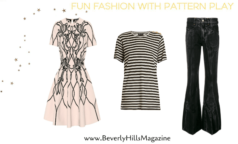 Fun Fashion With Pattern Play. BUY NOW!!! #fashion #style #shop #shopping #clothing #beverlyhills #shop #clothes #shopping #beverlyhillsmagazine #bevhillsmag #dress #styles #instyle #dresses #shop #clothes #shopping #shoes #handbags