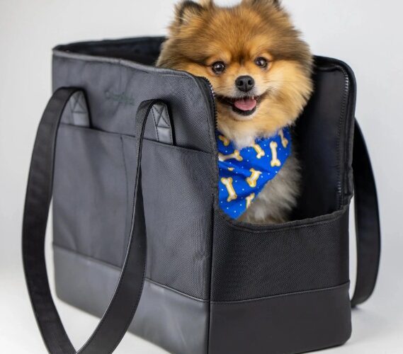 Oskar & Frends Pet Totes erlyhillsmagazine #dogfood #dogownership #petcarriers #dogbags