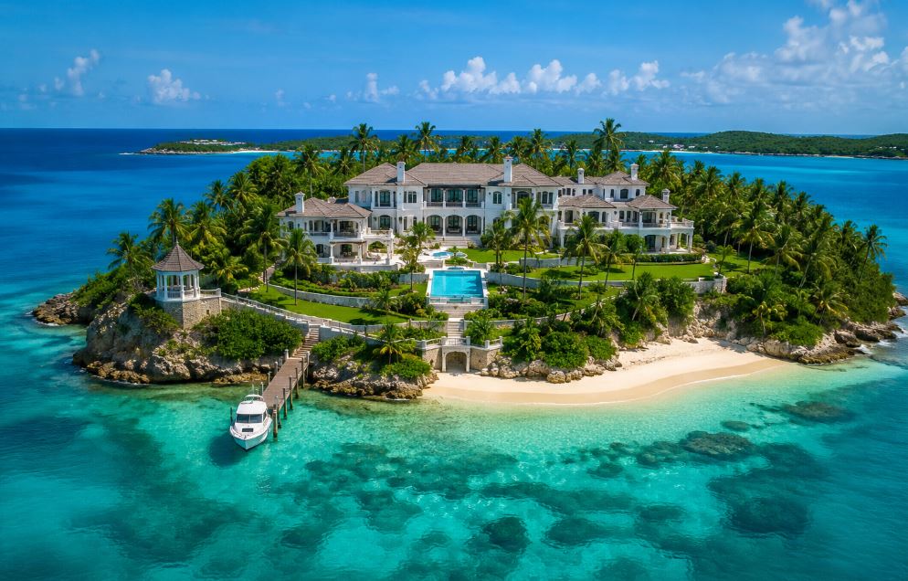 Private Island Mansions #islandlife #tropicalislands #mansions