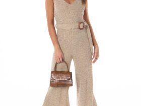 bicoastal woven knit beige jumpsuit sale rompers jumpers Southern Californian style Hypeach Boutique Beverly Hills Magazine