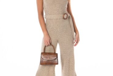 bicoastal woven knit beige jumpsuit sale rompers jumpers Southern Californian style Hypeach Boutique Beverly Hills Magazine