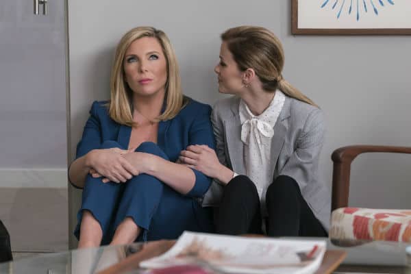 Brooklyn Decker and June Diane Raphael on set!