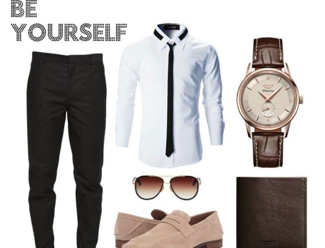 Brown & Black Style For Men