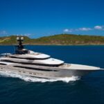 Superyachts Out In The Open Sea