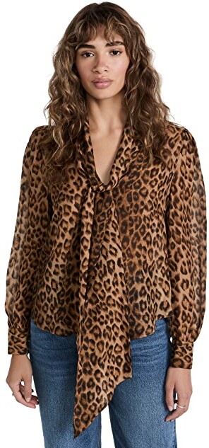 L'Agence Cheetah Blouse