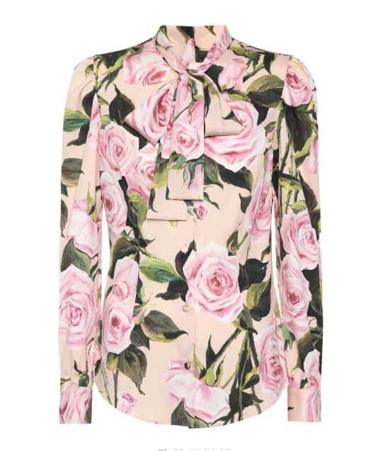 Dolce & Gabbana Silk Blouse. BUY NOW!!! #shop #fashion #style #shop #shopping #clothing #beverlyhills #beverlyhillsmagazine #bevhillsmag