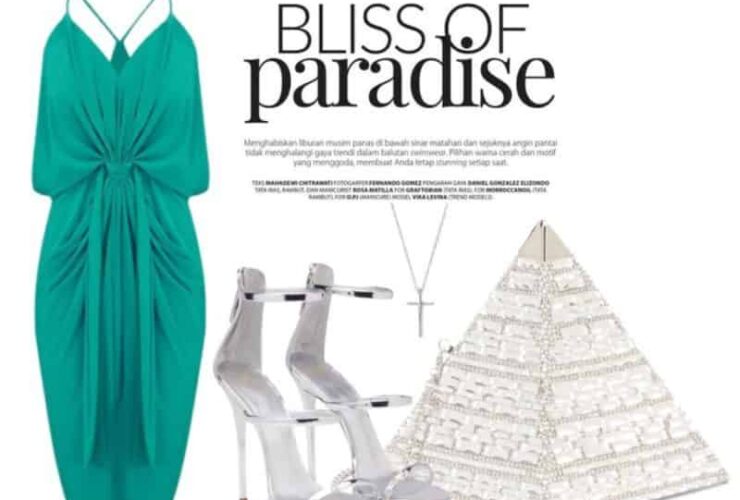 Emerald & Silver Evening Style