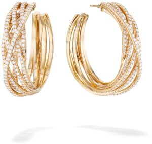 flawless-14k-mega-diamond-crossover-hoop-earrings #Lana #diamonds #earrings #jewelry #jewels #fashion #style #shop #bevhillsmag #beverlyhillsmagazine #beverlyhills