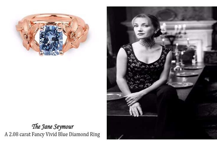 The Jane Seymour Blue Diamond Ring and $2Million Dining Experience