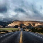 Long Road In The Midst of California Sky