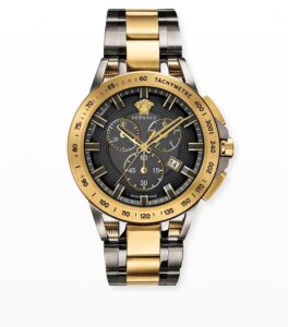 Versace mens-45mm-sport-tech-watch-in-two-tone #fashion #style #shop #Versace #menswatch #watch #jewelry #bevhillsmag #beverlyhillsmagazine #beverlyhills