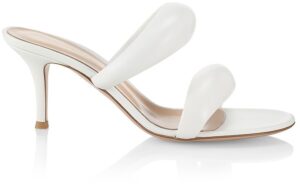 Gianvito Rossi Nappa Leather Mule Sandals #fashion #style #shop #mules #GianvitoRossi #bevhillsmag #beverlyhillsmagazine #beverlyhills #shoes